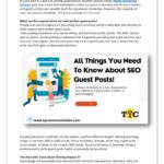 All Things You Need To Know About SEO Guest Posts! 