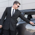 Black car and airport taxi service in the woodlands